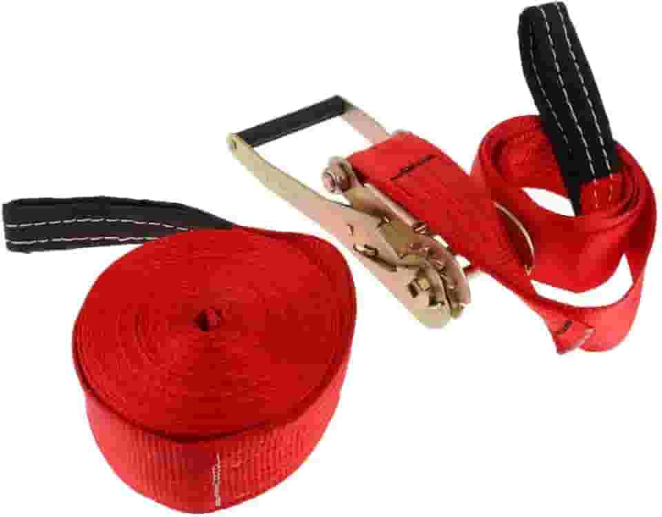 barenx Kit Slackline de nylon resistente de 5 cm corda de 11 m e catraca de tensão para jardim