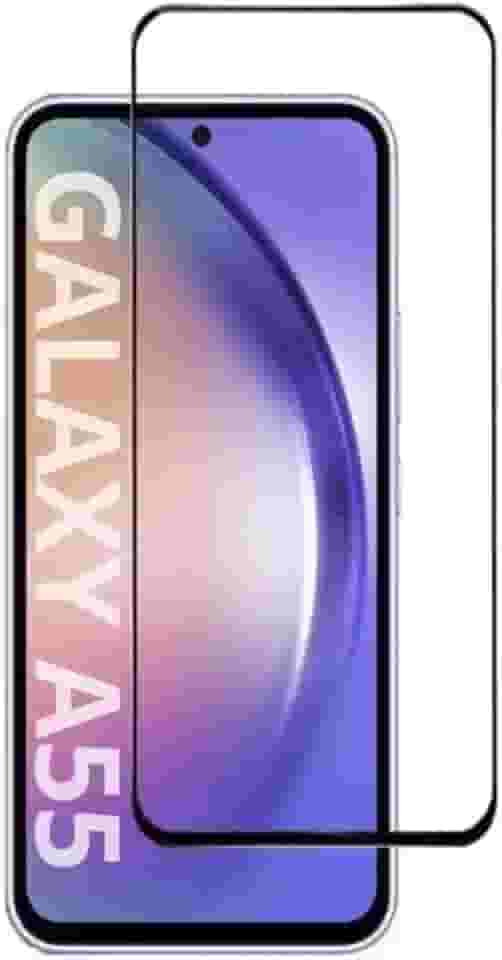 [GL CASES] Película Samsung Galaxy A55 Anti Risco Película A55 Vidro Temperado 3D 9H Proteção Com Cobertura Total Da Tela + Kit Limpeza Para Aplicação
