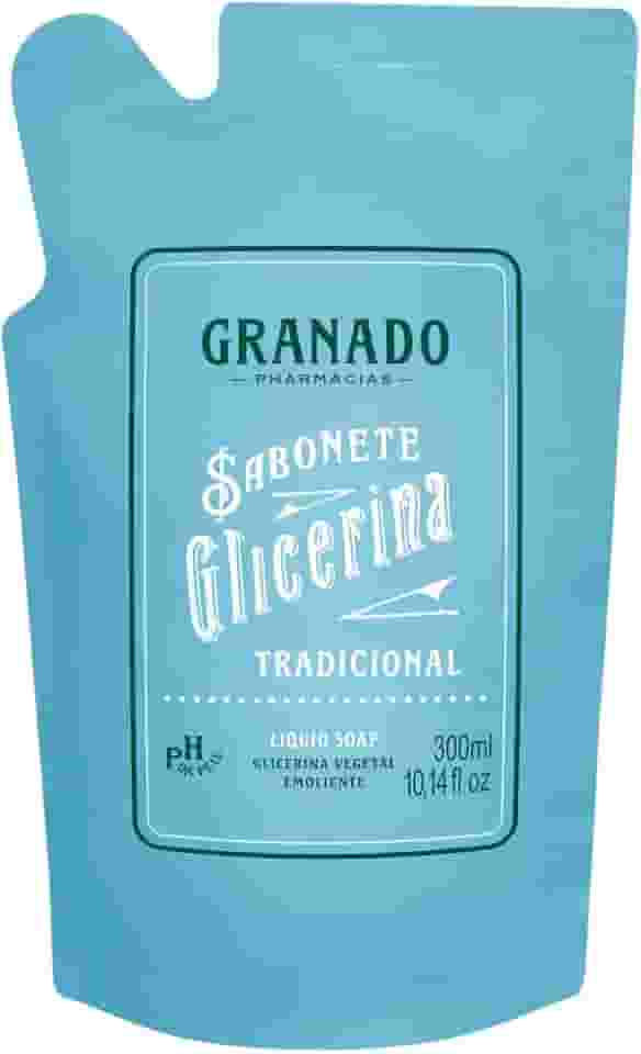 Granado Refil Sabonete Líquido Glicerina, Tradicional, 300ml