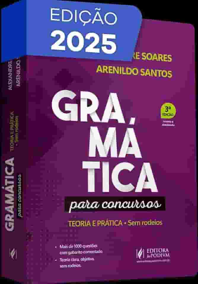Gramatica Para Concursos - Teoria E Prática - 3 Edição 2025 Juspodivm