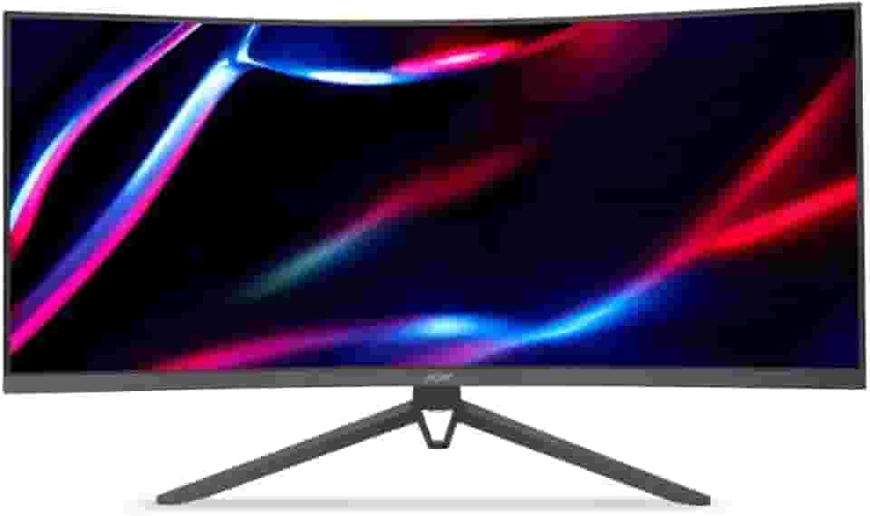 Monitor Gamer Nitro ED343CUR Tela de 34”curva QuadHD 165Hz 1ms LED VA Tecnologia HDR 10 Tecnologia Game Mode AMD FreeSync Premium HDMI(2.0) DisplayPort(1.4) saída de áudio