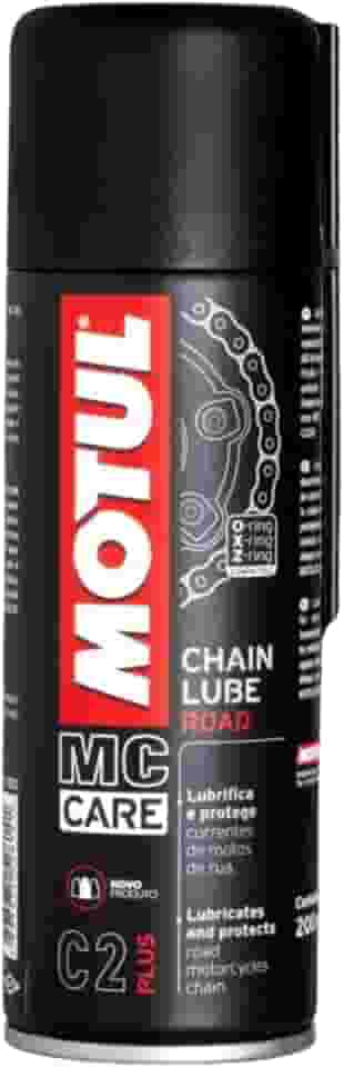 SPRAY LUBRIFICANTE DE CORRENTES MOTOS STREET RUA MOTOBOY URBANO - MOTUL - C2+ PLUS CHAIN LUBE - 200 ML