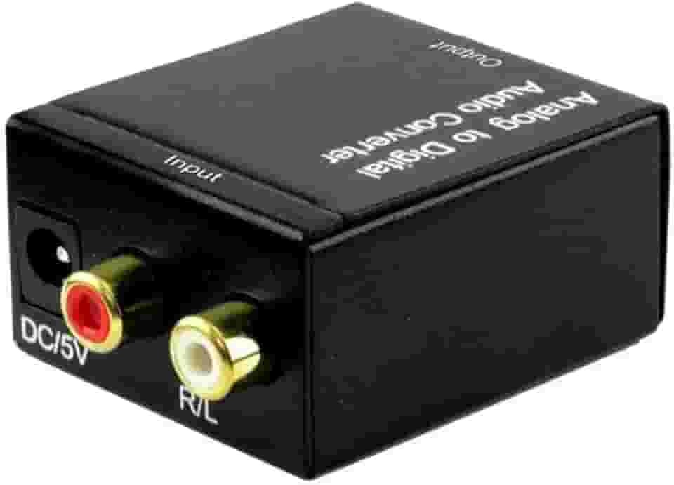 Conversor De Audio Analogio P/Digital - Entrada RCA X Saida Digital