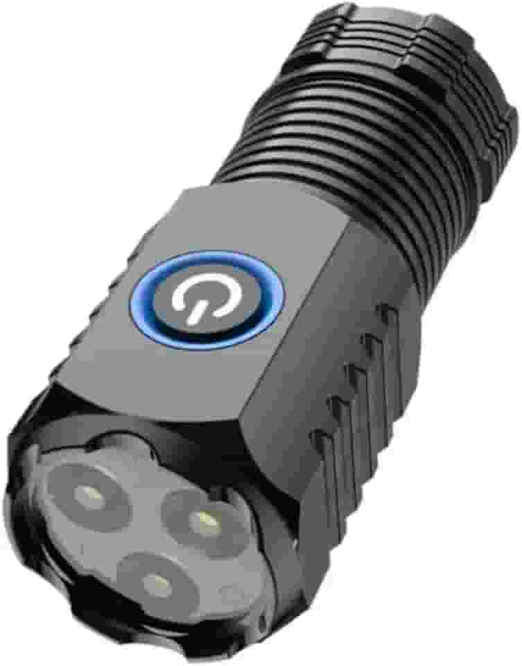 Mini Lanterna LED Recarregável USB-C – Super Potente com Ímã, 4 Modos de Iluminação, Compacta, Leve, Ideal para Caminhadas, Ciclismo, Acampamento e Uso Profissional Premium