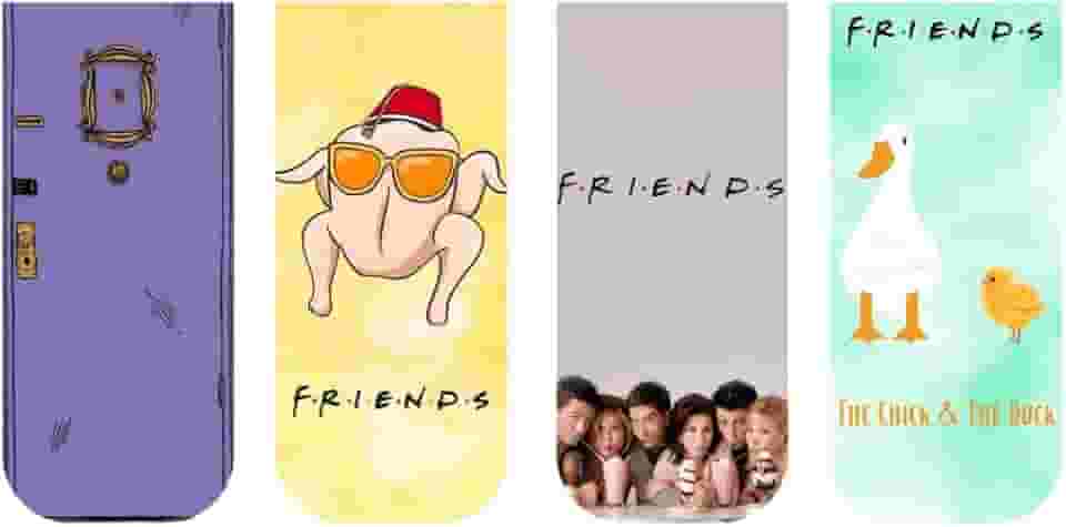 Kit 4 Marcadores de Página Magnéticos - Friends