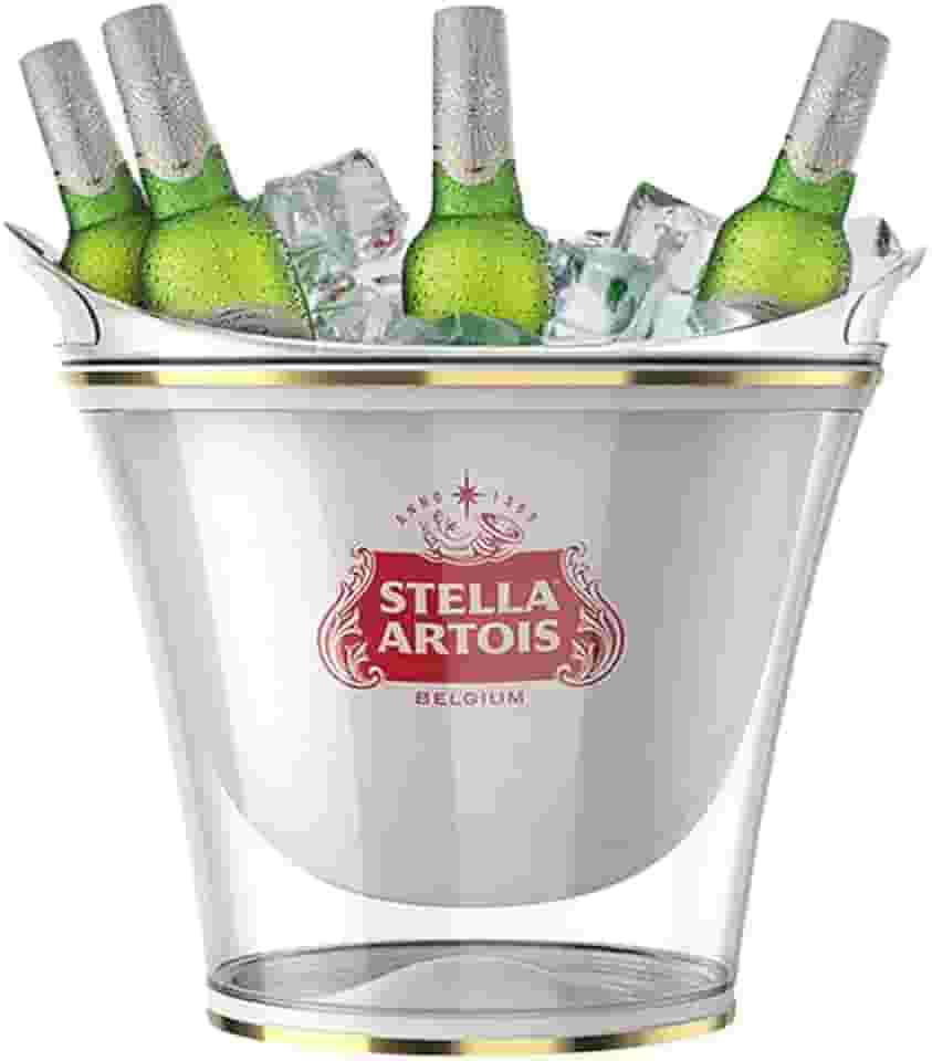 Ruvolo, Balde Stella Artois para Garrafas de Cerveja, Balde para Cerveja e Gelo