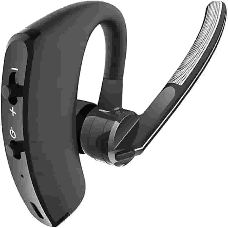 V8 Fone de Ouvido Bluetooth 5.0, Preto, Microfone Embutido, 4-6 Horas de Bateria, para Dirigir, Caminhar, Pedalar, Academia