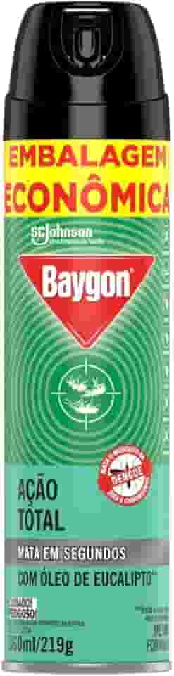 Baygon Inseticida Aerosol Ação Total Eucalipto 360ml