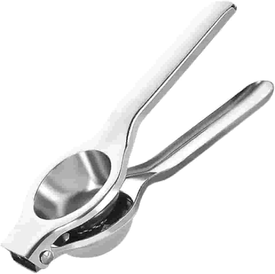 Espremedor De Limão Em Aço Inox 20cm x 6,6cm Para Sucos Manual Pratico E Resistente Grande E Ergonômico Ideal Para Caipirinhas