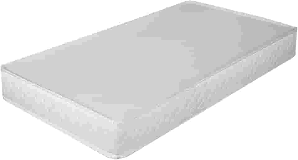 Colchão Solteiro Espuma D20 188x88x12cm – Confortável, Antialérgico e Atóxico | Ideal para Camas de Solteiro, Crianças e Convidados Cor Branco