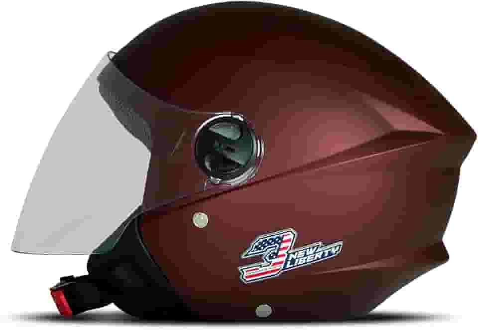 CAPACETE ABERTO PRO TORK NEW LIBERTY 3 ELITE FOSCO VERMELHO TAM. 60