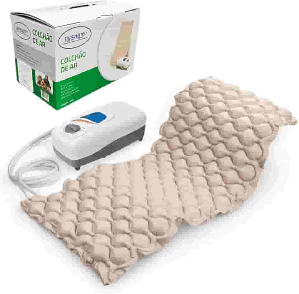 Colchão de Ar Pneumático Anti Escaras com Compressor Supermedy (110v)