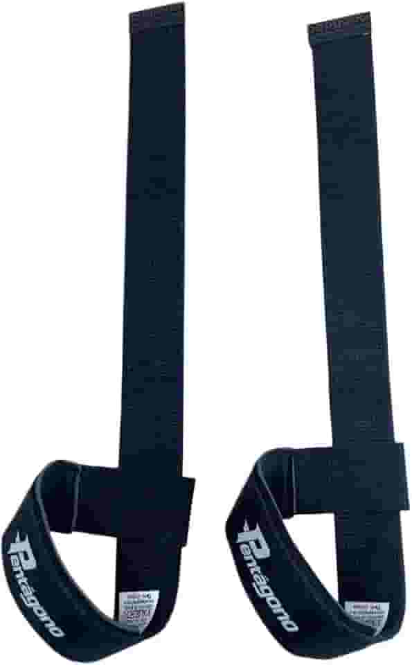 Straps Musculação Tala Pentágono com Proteção Neoprene para Punhos, Alça 100% Algodão