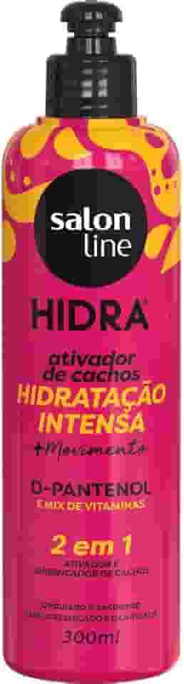 Salon Line, Ativador de Cachos, Hidra, Hidratação Intensa + Movimento, Vegano - Para Todos os Tipos de Cabelos, 300ml