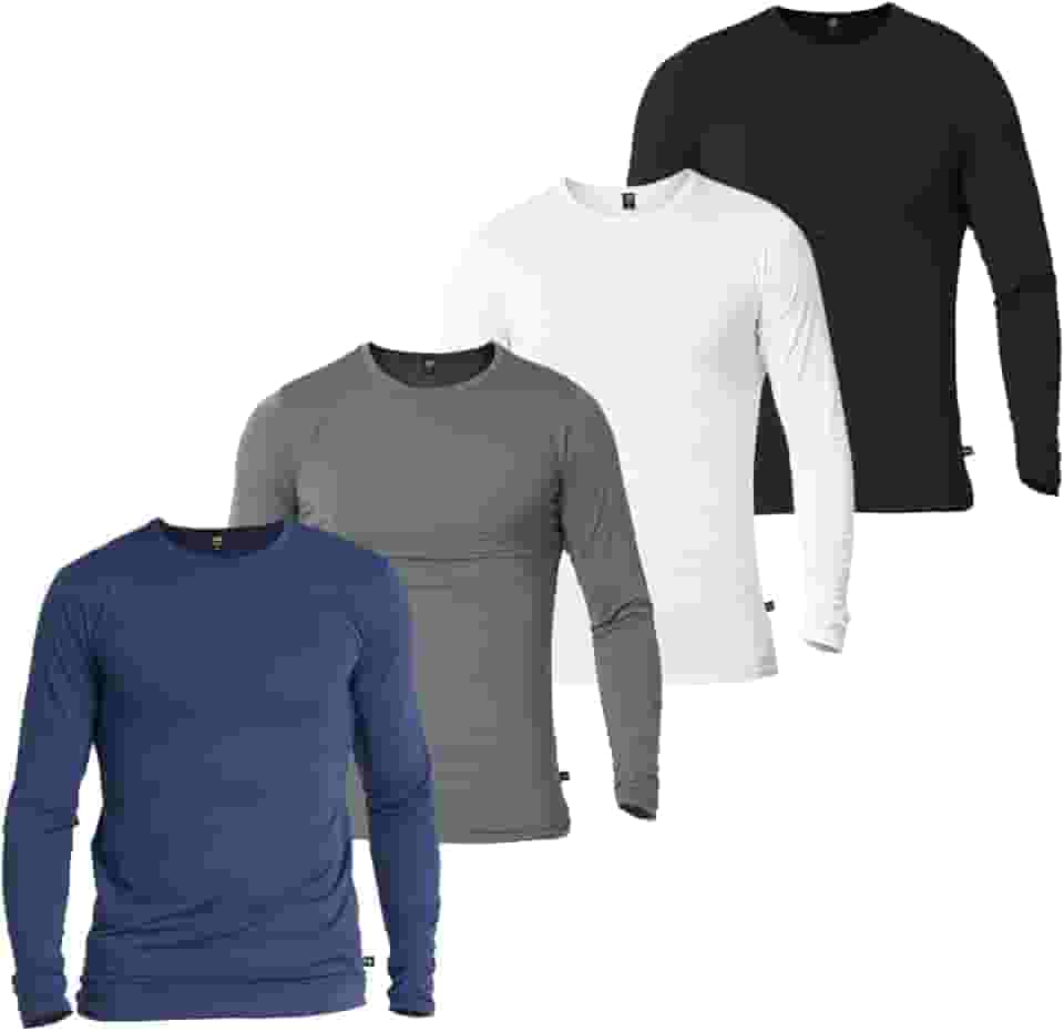 Kit 4 Camisa Longa Térmica Proteção Solar 50+ Tecido Uv Gelado Dry