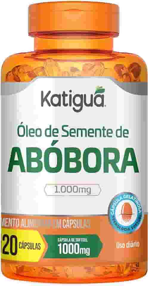 KATIGUÁ Óleo De Semente De Abóbora Prensado A Frio Katiguá 120 Cápsulas Soft Gel • 60 Doses Laranja