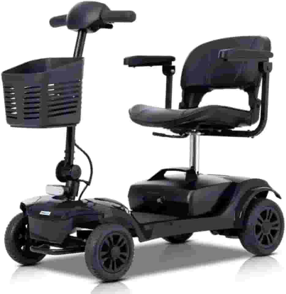 Scooter Elétrica Dobrável Cadeira de Rodas Motorizada até 136kg Adulto Idoso TheraRover Plus