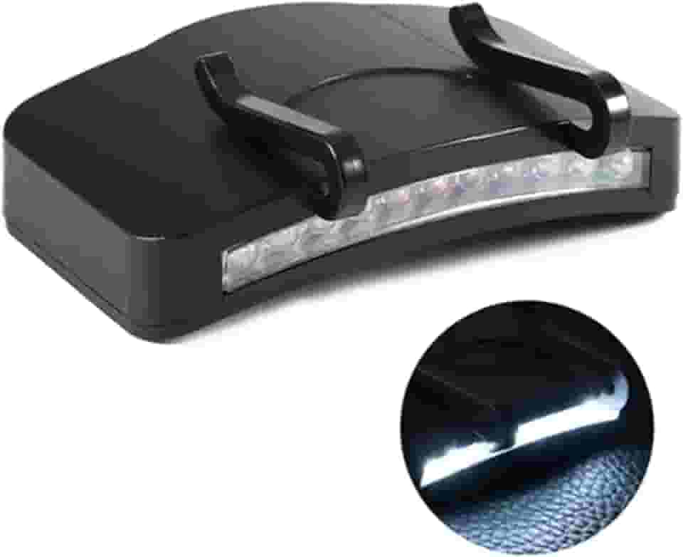 Luz de LED branca para caminhadas e acampamento para mãos - Lâmpada de chapéu liga/desliga para pesca noturna e reparo de automóveis, 1 peça