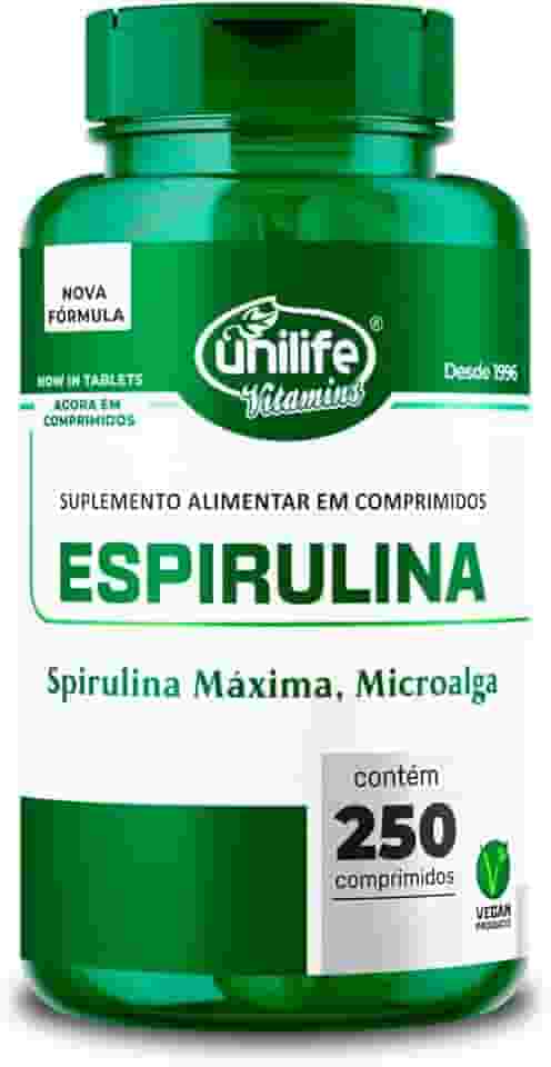 Espirulina Unilife 250 Comprimidos 1000mg