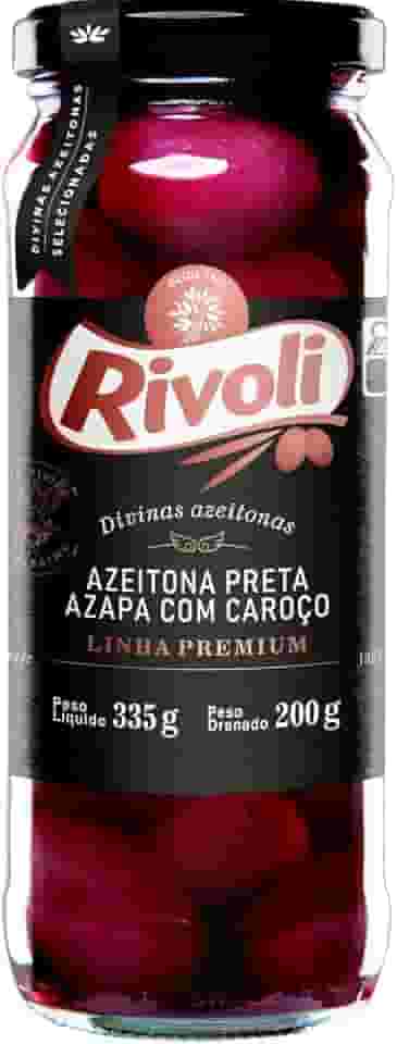 Rivoli Azeitona Preta Em Conserva Azapa Premium Vidro 200G