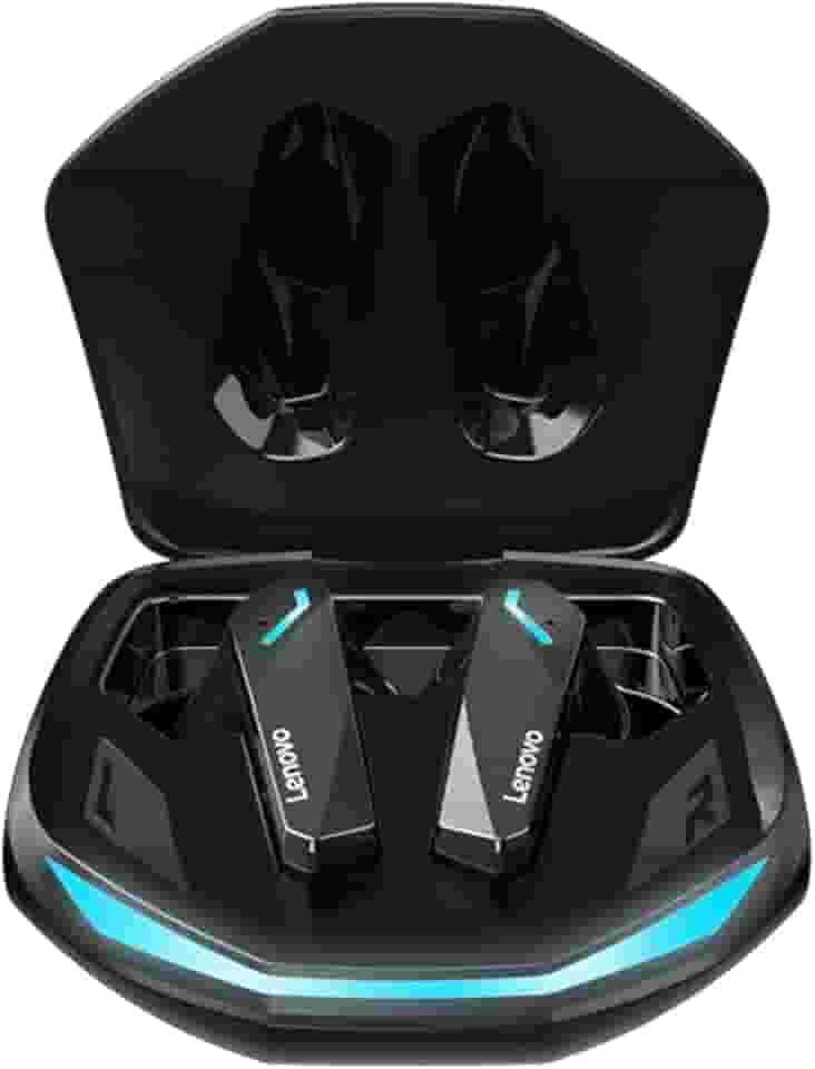 Fone de ouvido sem fio,FORJACK Fones de ouvido para jogos thinkplus GM2 Pro BT Fones de ouvido sem fio BT 5.3 360° Surround Dual Mode Som Cancelamento de ruído (Preto)