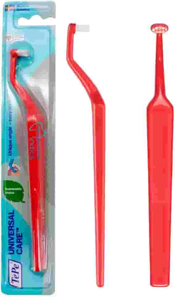 Escova Dental Universal Care COR VERMELHA | Ideal p/implantes | 1 unidade