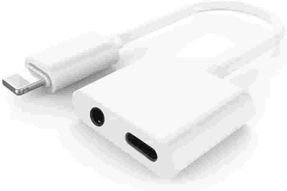 Adaptador iPhone Lightning 2 Em 1 para iPhone - Com Função de Chamada - Compatível com iOS 10.3 e Posterior
