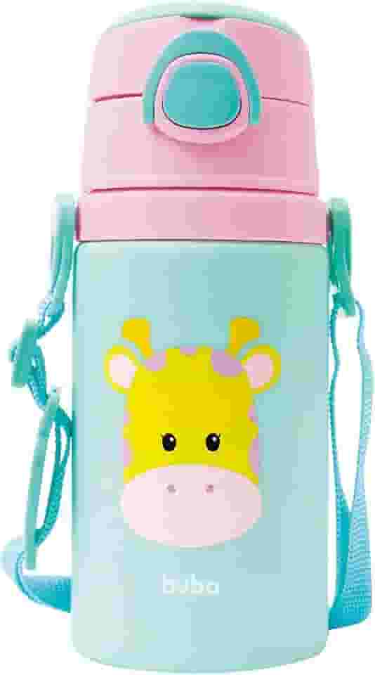 Buba Garrafinha De Aluminio Animal Fun Girafa Colorido