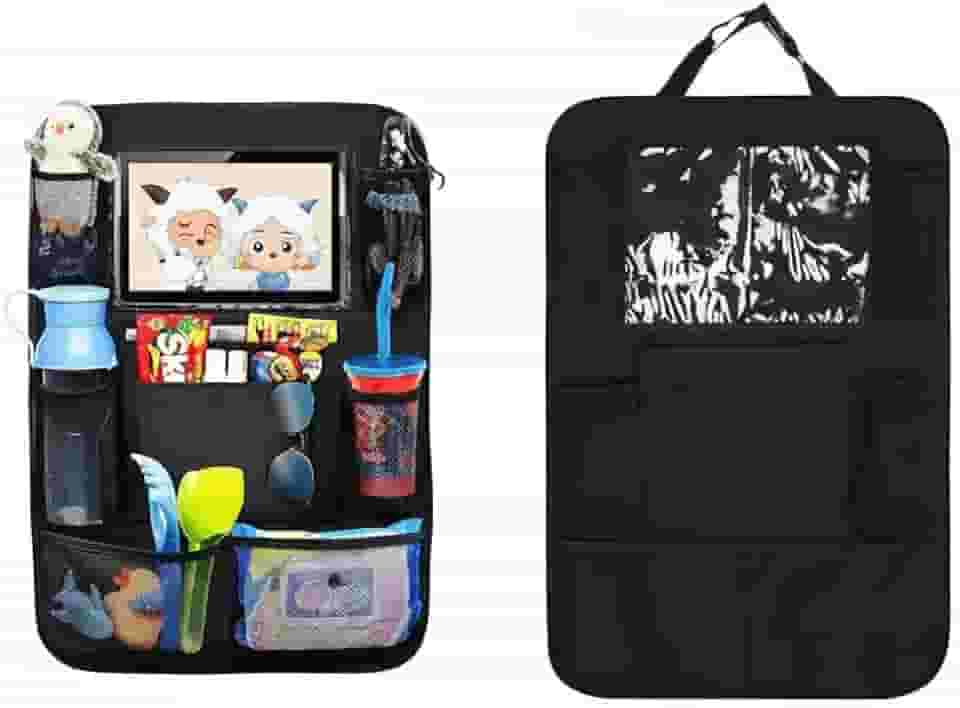 Suporte e Organizador de Objetos Banco Carro Universal Encosto Banco Traseiro de Veiculo Porta Treco Multiuso Tablet Celular