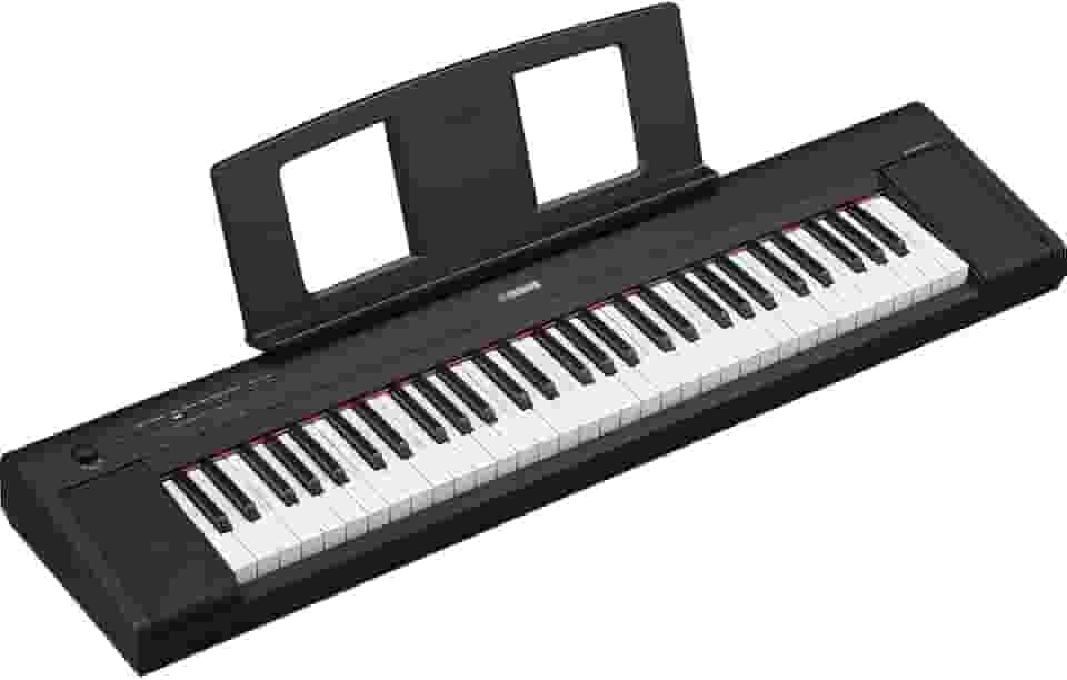 Piano Digital NP 15B Piaggero Preto 61 Teclas com Fonte Bivolt Yamaha