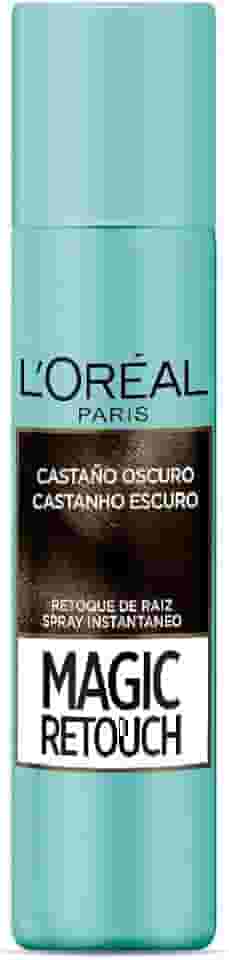 Magic Retouch Spray Retoque De Raiz Instantâneo L'Oréal Paris Castanho Escuro