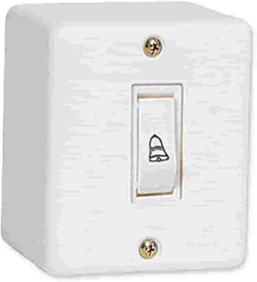 Pulsador De Campainha Linha Box Branco 6A 250V