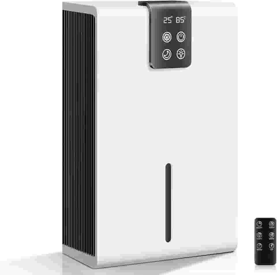 2,2L Desumidificador de Ar Ambiente, Desumidificador de Ar, Operação Controle Remota