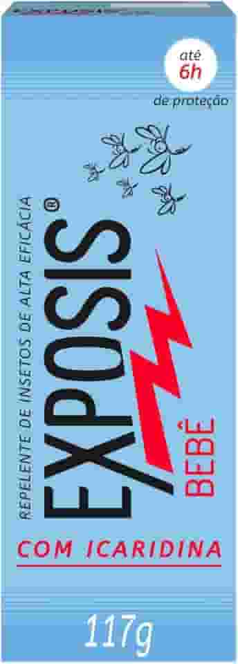 Exposis Bebe, Repelente Baby com Icaridina, Gel 117g