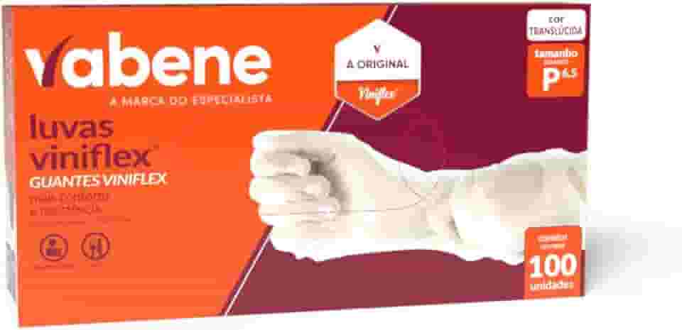 Luva Viniflex Sem Pó Tam. P 100 unidades