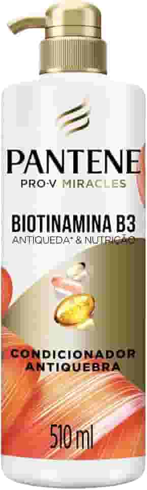Pantene PRO-V Miracles Condicionador Antiqueda & Nutrição Biotinamina B3 para cabelos com queda 510ml