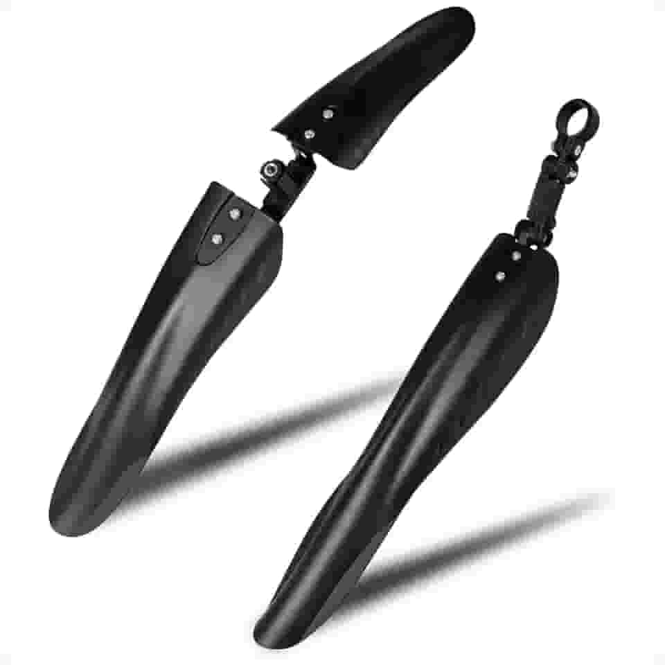 Par de Paralamas Guarda-lamas de Bicicleta, Ciclismo MTB, Mountain Bike, Para-lamas Dianteiros e Traseiros, À Prova de Poeira, Proteção Contra Respingos, Água e Lama, Acessório de Ciclismo Durável.