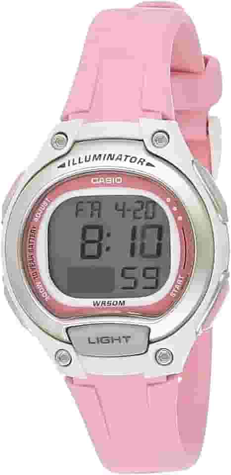 Relógio Feminino Casio Digital LW-203-4AVDF - Rosa/Branco