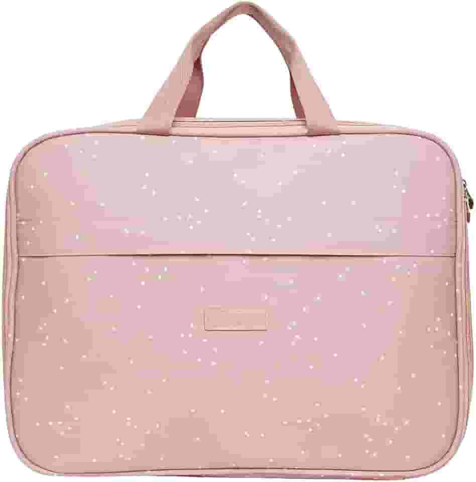 Bolsa Mala Maternidade Pirulitando Bolinhas Rose