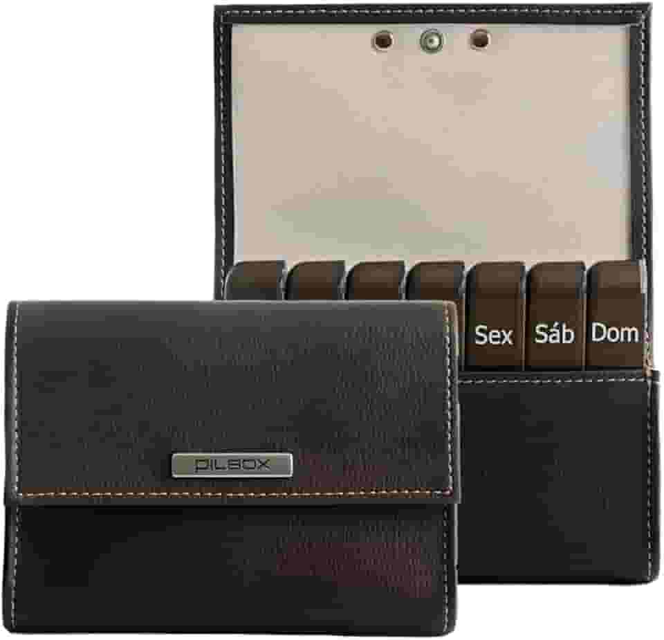 Porta Comprimidos Semanal PILBOX Liberty (Chocolate)
