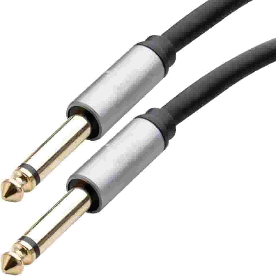 Cabos & Plugs - Cabo de Guitarra P10 Mono Ts - P10 Mono Ts Instrumento Studio Audio (1.5m)
