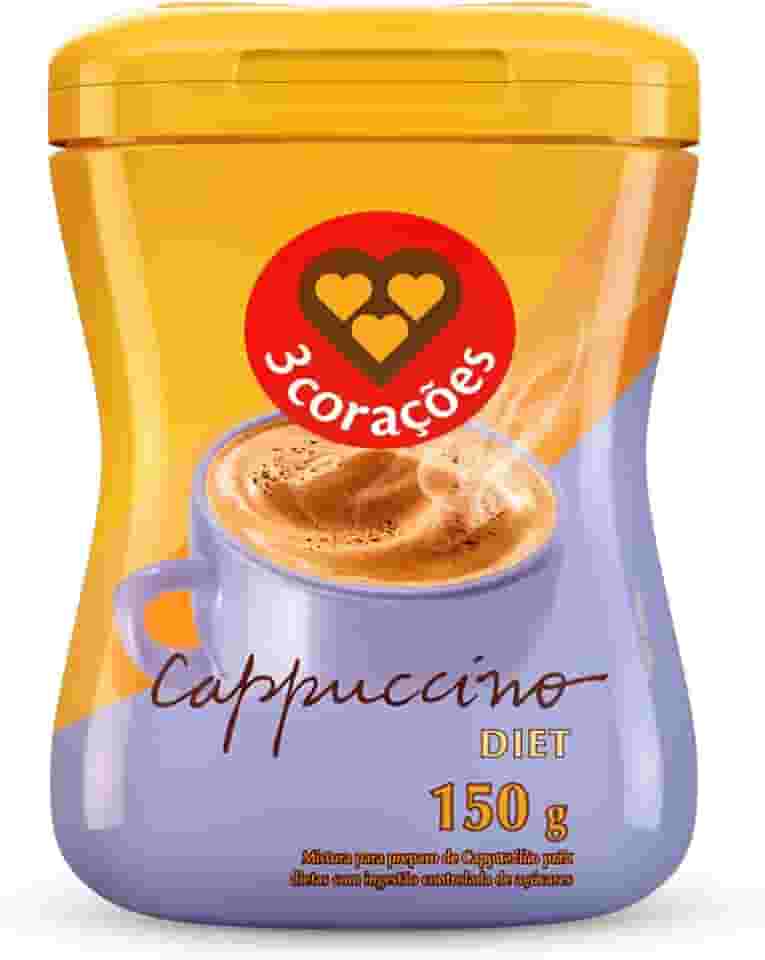3 Corações Cappuccino Diet, 150g