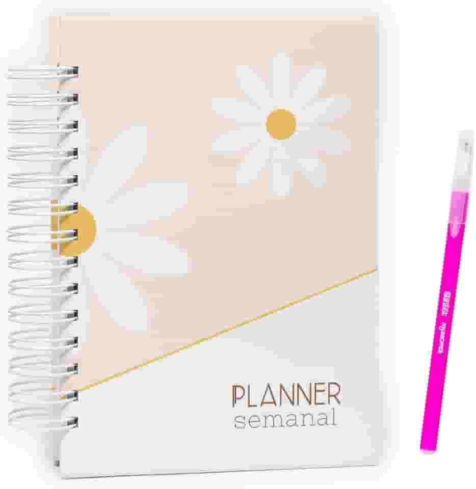 Planner Semanal Sem Data - Visão Mensal E Visão Semanal