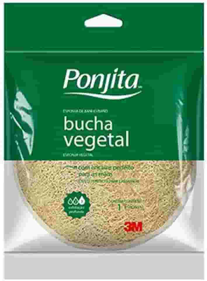 3M, Bucha Vegetal Ponjita, Redonda, Esfoliação Profunda, 1 Unidade