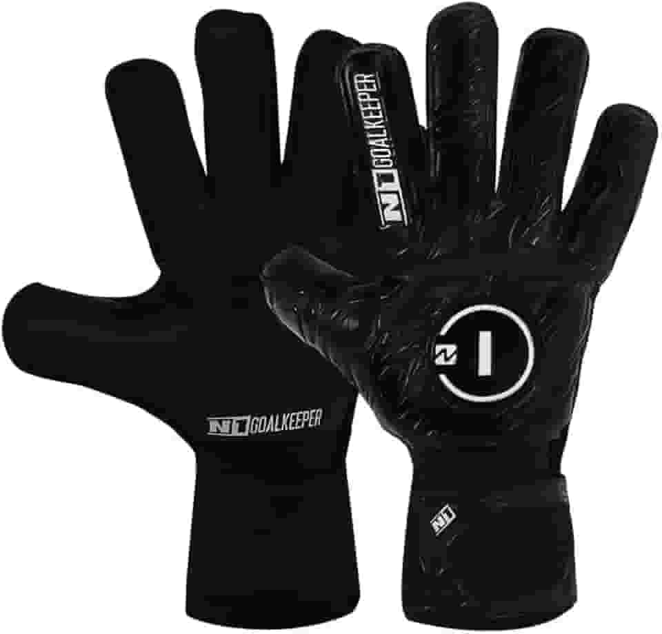 Luva de Goleiro Campo e Society Semi Profissional N1 Starter Cor:Black, Tamanho:9