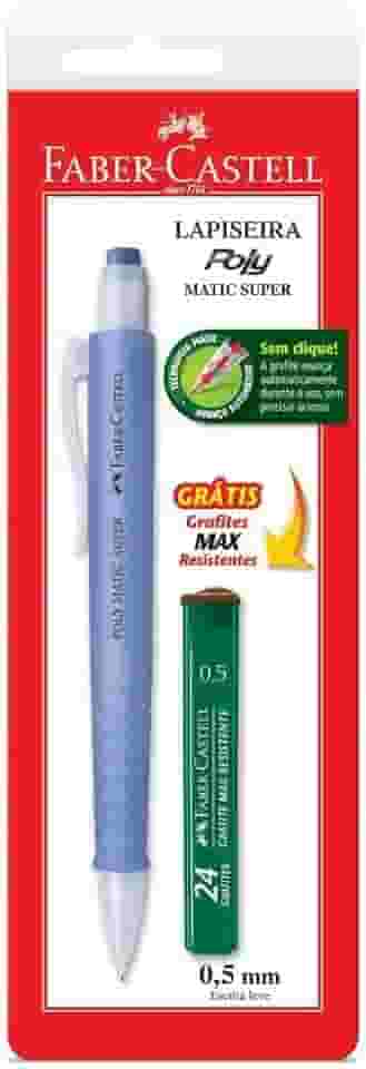 Lapiseira Poly Matic Super 0.7mm, Faber-Castell, SM07PMS, Multicor