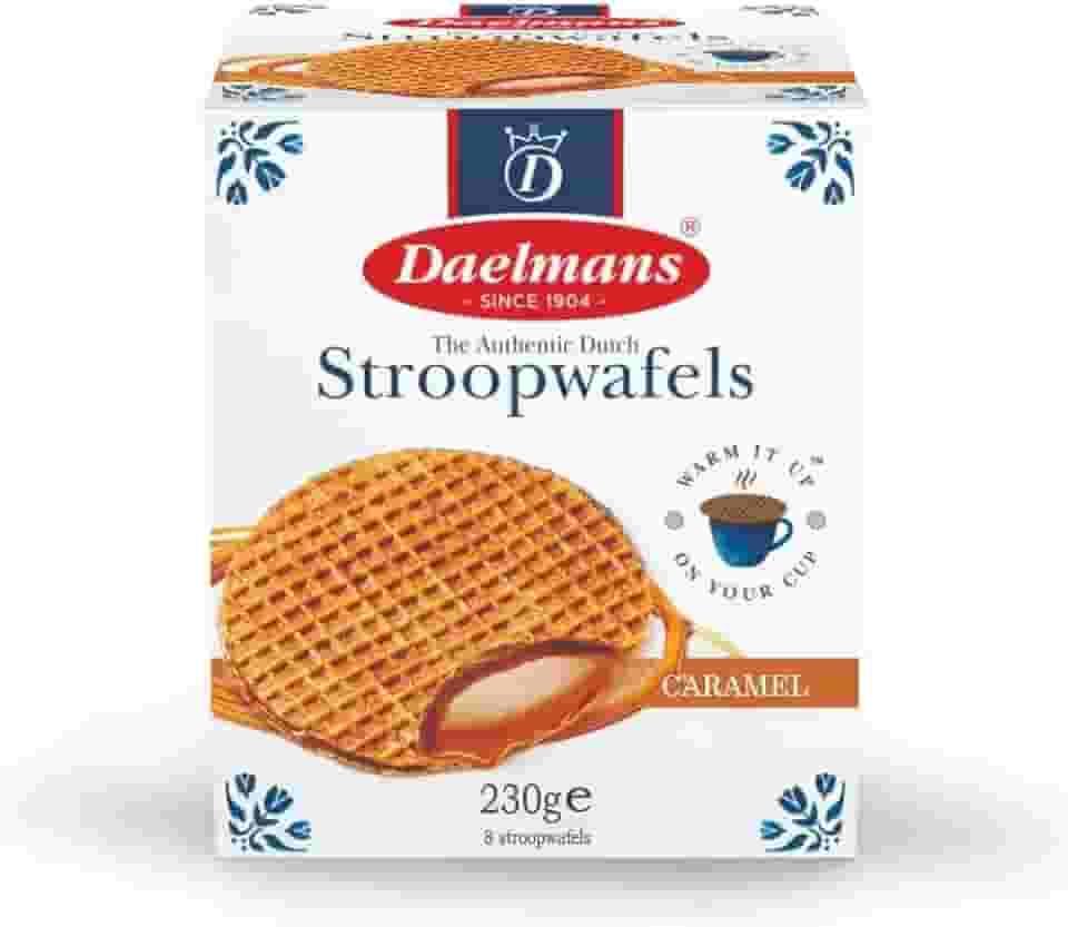 Biscoito Holandês Daelmans Stroopwafels Caramelo 230g