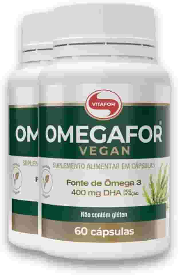 Kit 2 Omegafor Vegan Vitafor 60 Cápsulas