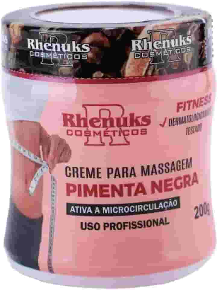 Creme Gel Pimenta Preta Redutor Medidas Celulites Estrias Queimador De Gordura