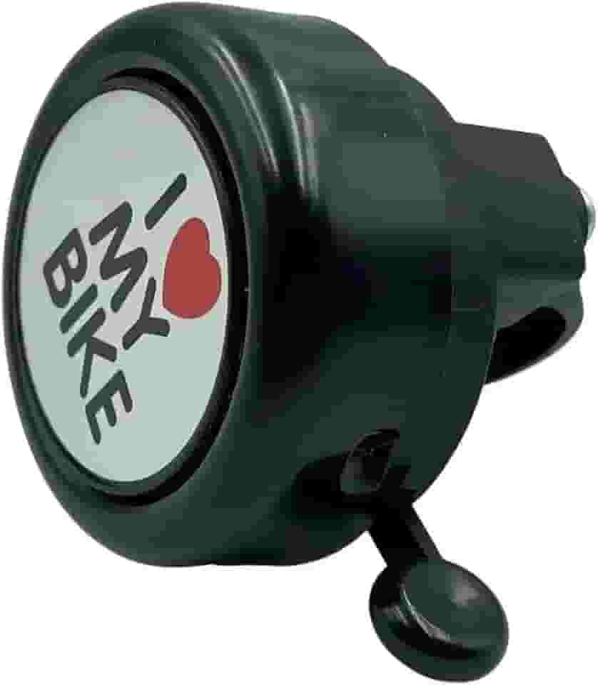 Campainha Alumínio Retrô Ciclismo Buzina Bicicleta Preto